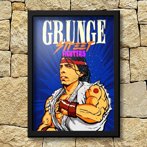 Quadrinho Decorativo - Foo Street Fighter